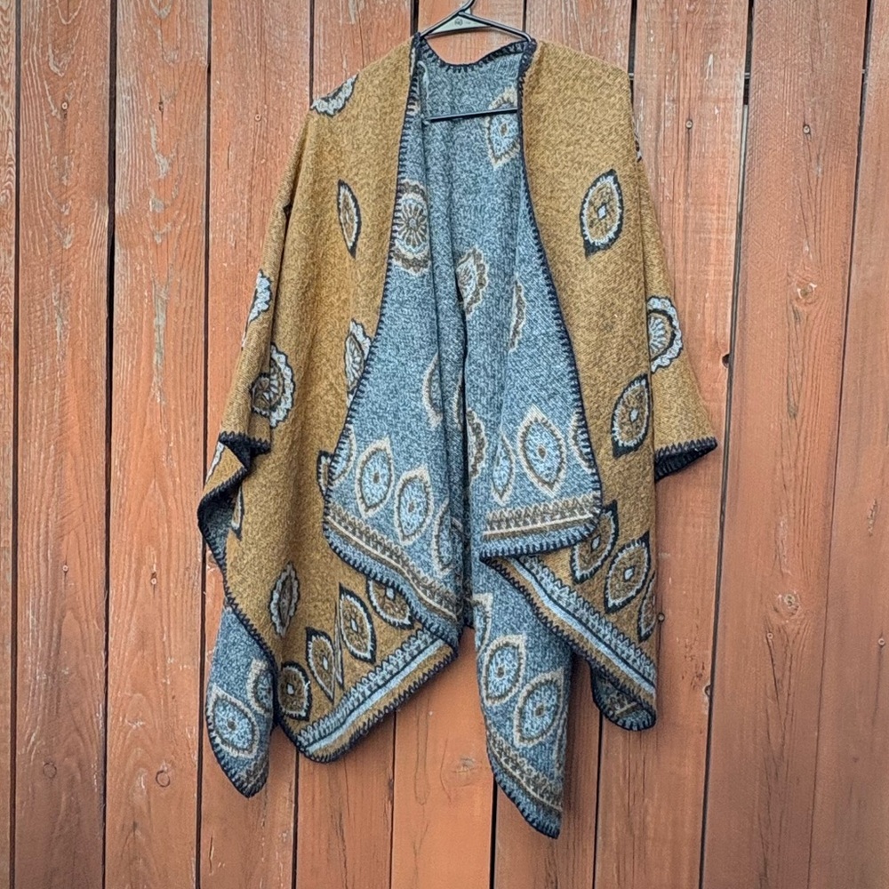 Women’s poncho cover up sweater